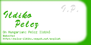 ildiko pelcz business card